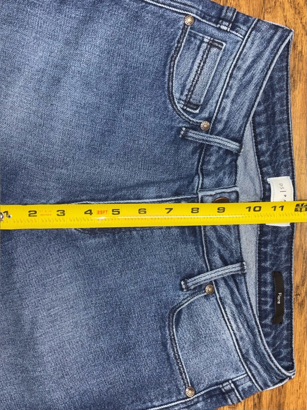 Parker Smith Mid Rise Flare Leg Jeans Size 28 - Picture 6 of 9